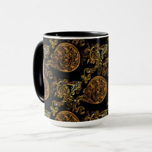 Gold Dragon Mug