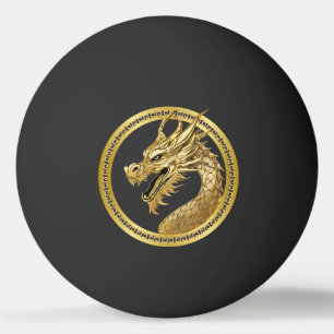 Gold Dragon- Ping Pong Ball
