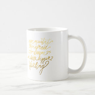 Gold "Dream Bigger" Mug