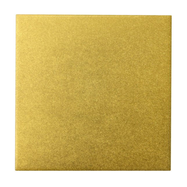 GOLD DUST (a precious metal colour) ~ Ceramic Tile (Front)