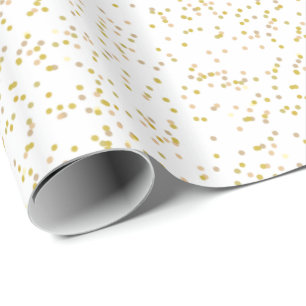 Gold Dust Confetti Gift Wrap