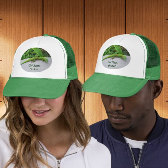 Gold Dust Day Gecko – Audition and Get Some Gecko Trucker Hat (Gold Dust Day Gecko – Audition and Get Some Gecko Trucker Hat)