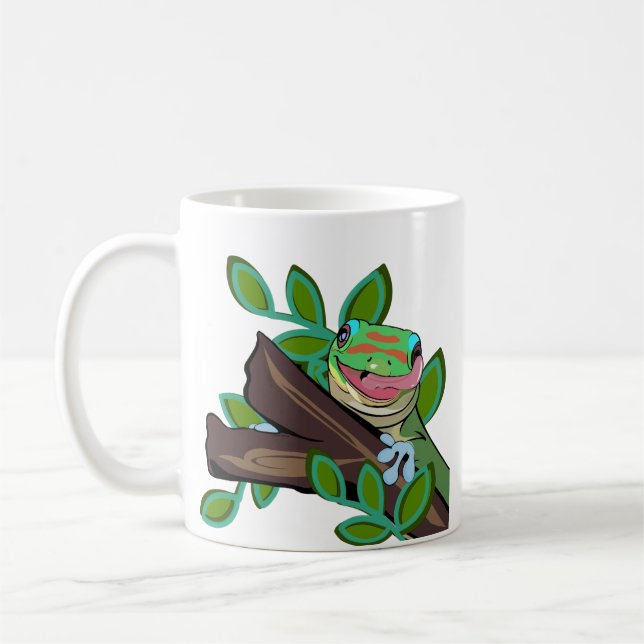 GOLD DUST DAY GECKO COFFEE MUG (Left)
