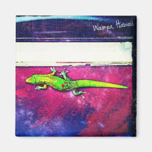 Gold Dust Day Gecko Magnet