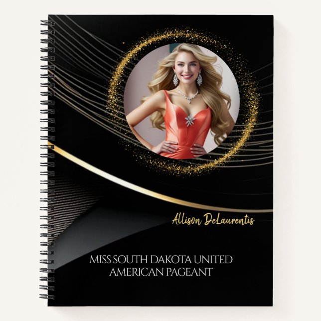 Gold Dust Ultimate Pageant Checklist Notebook (Front)
