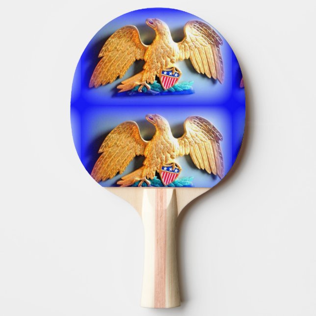 gold eagles ping pong paddle (Front)