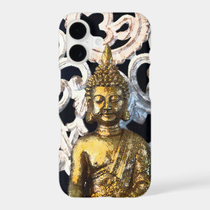 Gold Earth Buddha OM Aum Mantra Ajna Meditation