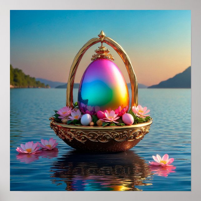 Gold easter egg poster (Front)