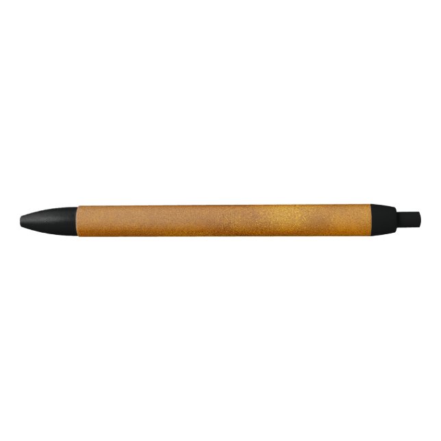 Gold Effect Black Ink Pen (Front)