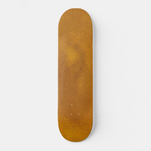 Gold Effect Skateboard