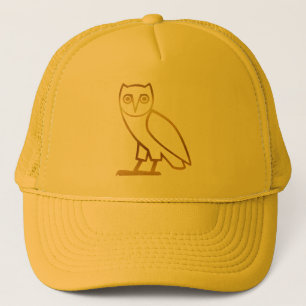Gold Egyptian Owl Trucker Hat