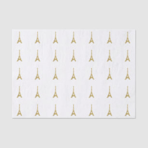 Gold Eiffel Tower Tissue Paper
