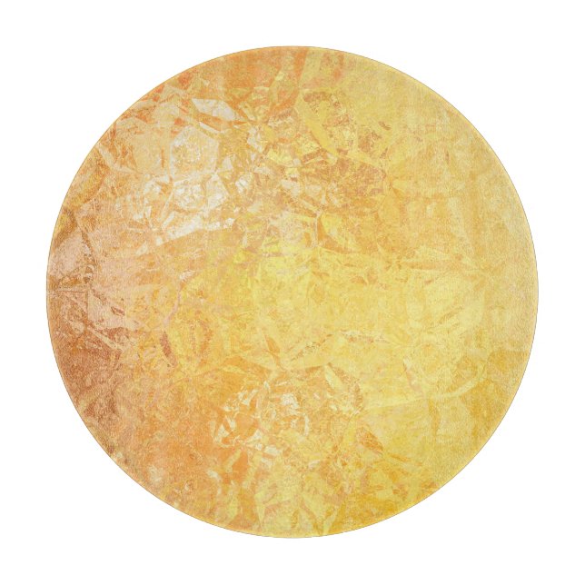 Gold Elegance: Abstract Luxurious Background Cutting Board (Front)