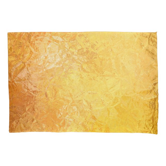 Gold Elegance: Abstract Luxurious Background Pillowcase (Front)