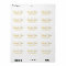 Gold Elegance Wedding Thank You Address Label