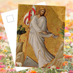 Gold Elegant Christian Resurrection Jesus Easter Holiday Postcard<br><div class="desc">You are looking for a Gold Elegant Religious Christian Catholic Jesus Christ Resurrection Easter card, look no further. This vintage easter postcard is created with a religious painting representing the Resurrection of our Lord and Saviour Jesus Christ in Easter Morning. Celebrate Easter and send your Easter greetings with this vintage...</div>