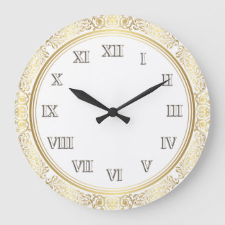 Gold Elegant Clock