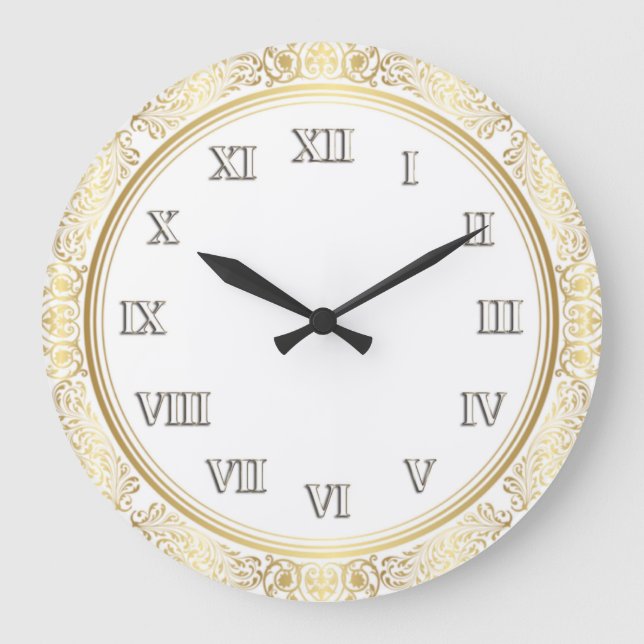 Gold Elegant Clock (Front)