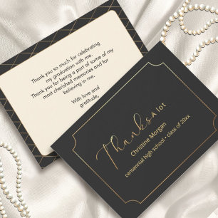 Gold Elegant Ornate Romantic Flat Holiday Card