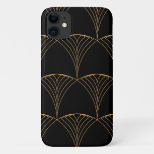 Gold, elegant simple luxurious traditional pattern iPhone 11 case