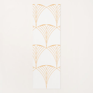 Gold, elegant simple luxurious traditional pattern yoga mat
