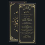 Gold Elegant Tarot Card Wedding<br><div class="desc">Elegant and modern wedding design inspired by a tarot card. Design is not real foil. You can customise this further by clicking on the "PERSONALIZE" button. Matching Items in our shop for a complete party theme. For further questions please contact us at ThePaperieGarden@gmail.com</div>