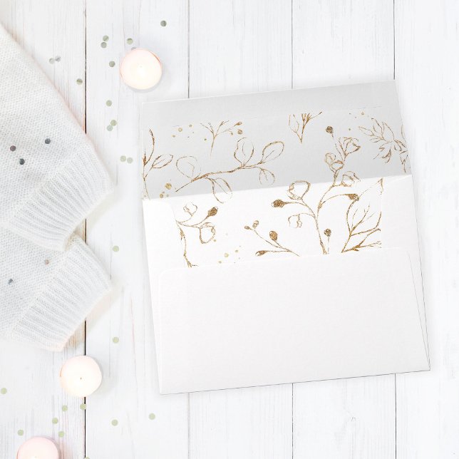 Gold Eucalyptus Envelope (Creator Uploaded)