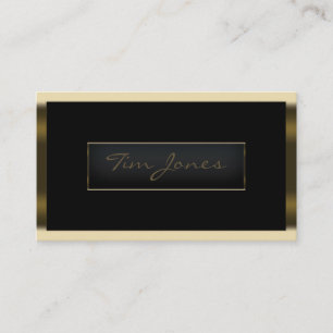 Gold Exec Business Card