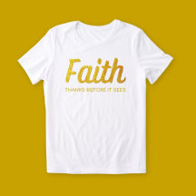 Gold Faith - Gratitude Inspirational Christian