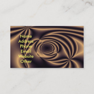 Gold Fantasy Business Cards