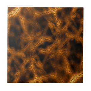 Gold fantasy pattern ceramic tile