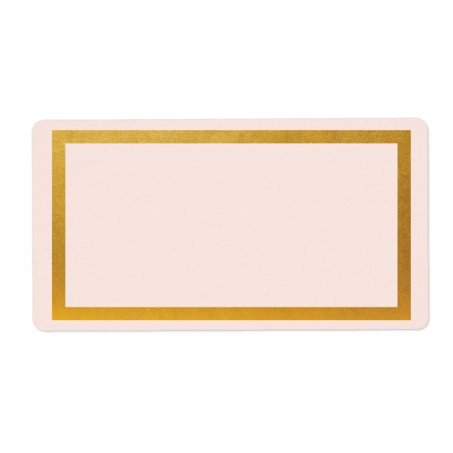 Gold Faux Foil Blank  (Front)