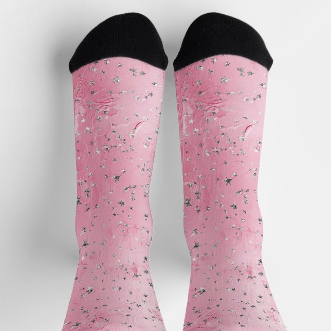 Gold Faux Glitter  Socks (Top)