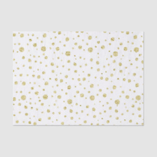 Gold Faux Glitter Wrapping Paper