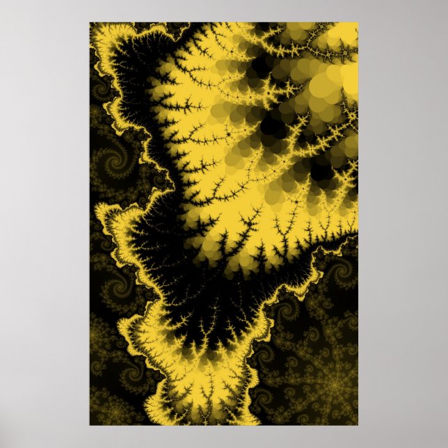 Gold Feathered Star Poster (Front)