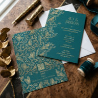 Gold Filigree Art Deco | Sparrow 40th Birthday