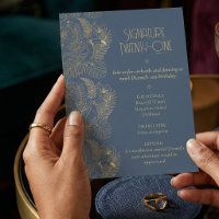Gold Filigree Art Deco | Toucan 21st Birthday