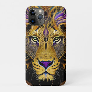 Gold Filigree Lion  iPhone 11 Pro Case