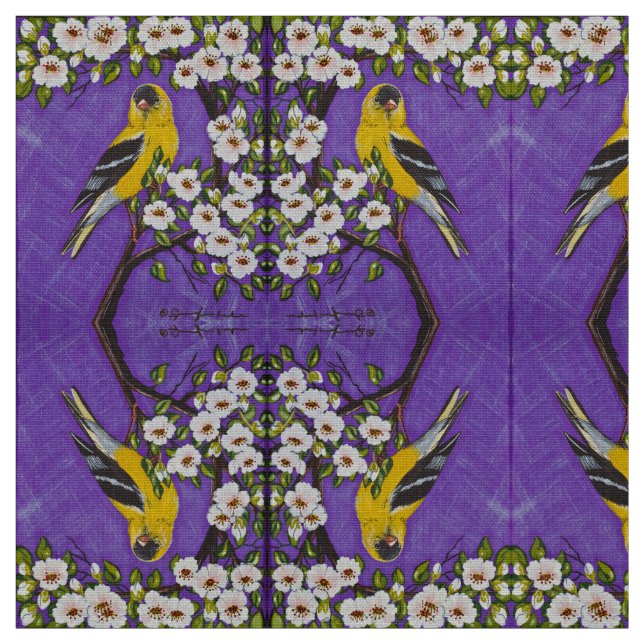 Gold Finch Fabric (Swatch)