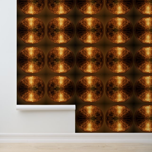 Gold Fire Balls Wallpaper (Application)