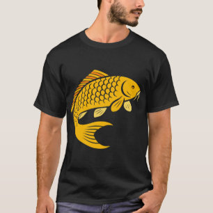 Gold Fish Art – Bright Orange Decorative Illustr T-Shirt