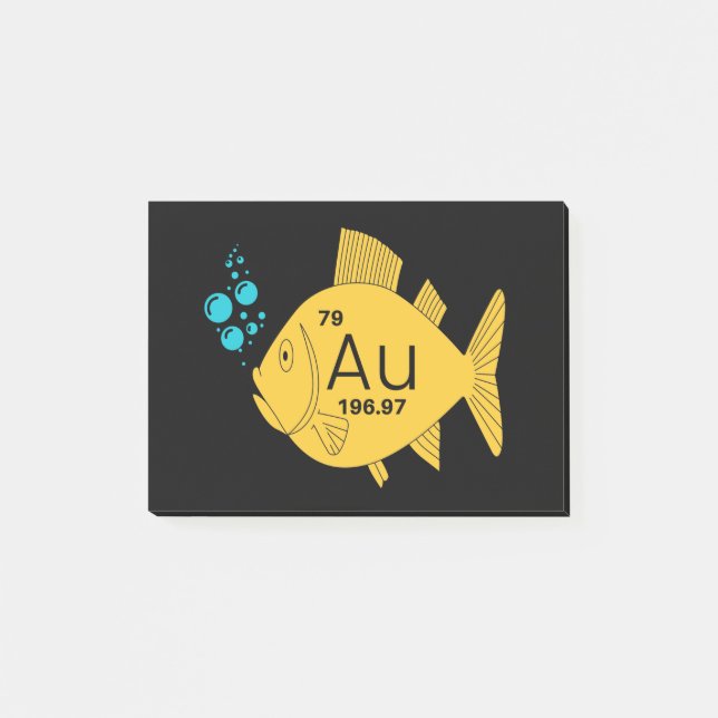 Gold Fish Post-it Notes (Front)