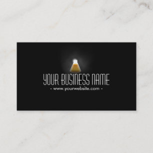 Gold Flask in the Dark Scientific Business Card