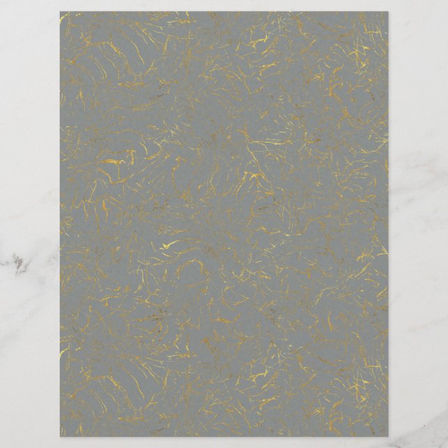 Gold Flecked Scrapbook Paper (Front)