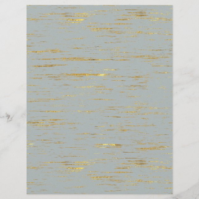 Gold Flecked Scrapbook Paper (Front)