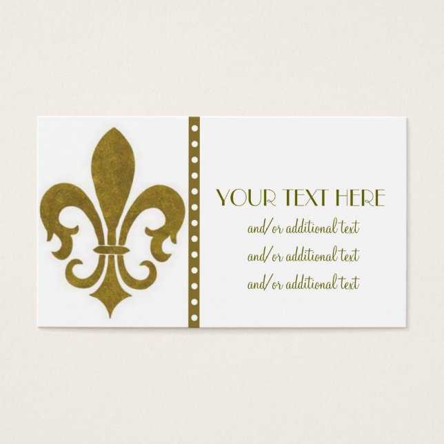 Gold Fleur De Lis (Front)