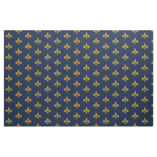Gold Fleur de Lis Fabric
