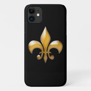 Gold Fleur de Lis iPhone 4/4S Case
