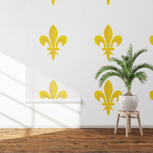 Gold Fleur de Lis Wallpaper