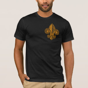 Gold Floral Fleur #1 T-Shirt